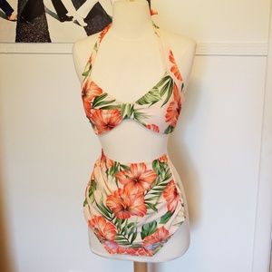 Vintage Esther Williams retro bikini set